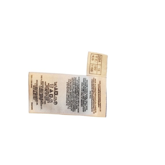 Brooks Brothers Regent Fit Dress Shirt Mens 18 6/7 Blue Button Down Non Iron EUC - Picture 7 of 12